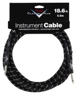 Hlavní obrázek 5-8m FENDER Custom Shop Performance Series Cable, 18.6', Black Tweed