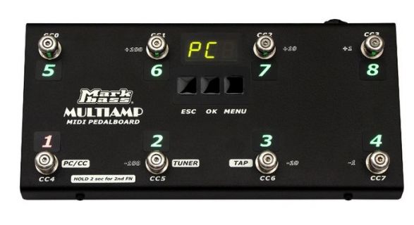 Hlavní obrázek Footswitche a přepínače MARKBASS Multiamp MIDI Pedalboard