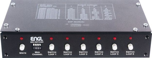 Hlavní obrázek Footswitche a přepínače ENGL Z11 MIDI Switcher