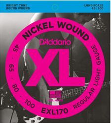 Hlavní obrázek Tvrdost .045 D'ADDARIO EXL170 Regular Light - .045 - .100