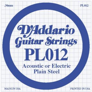 Hlavní obrázek Ostatní struny pro elektrickou kytaru D'ADDARIO PL012