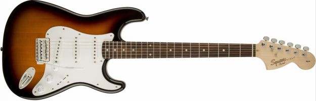 Hlavní obrázek ST - modely FENDER SQUIER Affinity Stratocaster Brown Sunburst Laurel