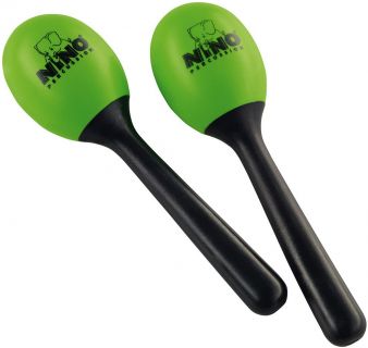 Hlavní obrázek Maracas NINO PERCUSSION NINO569GG Plastic Egg Maracas 6” Grass-Green