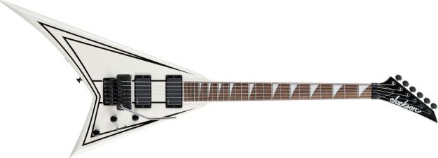 Hlavní obrázek Hard&heavy JACKSON RRXMG Rhoads, Rosewwodo Fingerboadrd - White with Black Pinstripes
