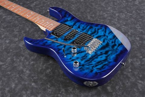 Hlavní obrázek Elektrické kytary IBANEZ GRX70QAL-TBB - Transparent Blue Burst