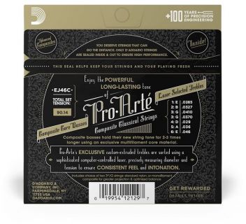 Hlavní obrázek Hard tension D'ADDARIO EJ46C Composite Nylon Pro Arté Heavy - .0285 - .044