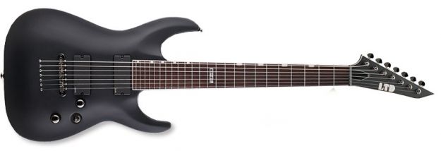 Hlavní obrázek 7strunné LTD-ESP MH-417 Black Satin