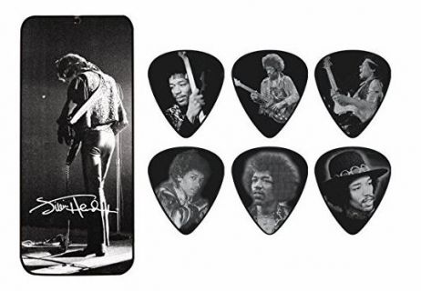 Hlavní obrázek Tvrdost  0.88 DUNLOP JH-PT06M Jimi Hendrix Silver Pick Tin Medium