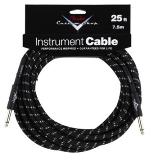 Hlavní obrázek 5-8m FENDER Custom Shop Performance Series Cable, 25', Black Tweed