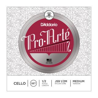Hlavní obrázek Struny D´ADDARIO - BOWED J59 1/2M Pro-Arte Cello String Set - Medium