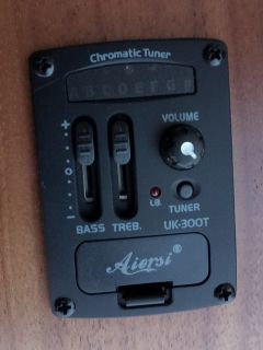 Hlavní obrázek Koncertní AIERSI SU204AE Ebony Concert Ukulele Open Pore Natural With Pick