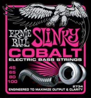 Hlavní obrázek Tvrdost .045 ERNIE BALL P02734 Cobalt Bass Super Slinky - .045 - .100