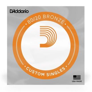 Hlavní obrázek Ostatní struny pro akustickou kytaru D'ADDARIO BW047 80/20 Bronze - .047