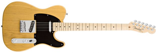 Hlavní obrázek T - modely FENDER American Deluxe Telecaster® Ash, Maple Fingerboard - Butterscotch Blonde