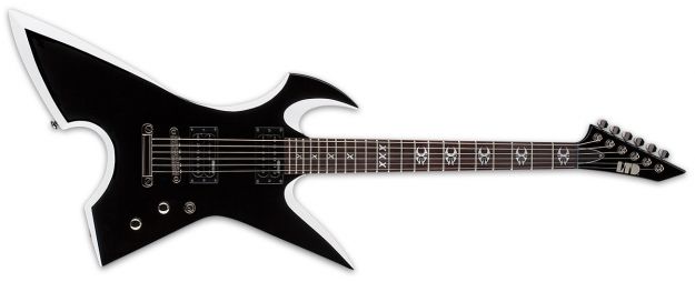 Hlavní obrázek Hard&heavy LTD-ESP MAX-200 R Black with White Bevels