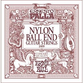 Hlavní obrázek Normal tension ERNIE BALL 2409 Ernesto Palla Nylon Classical Black / Gold Ball End