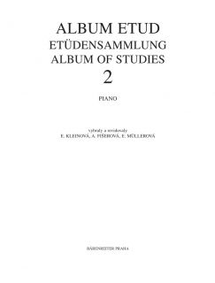 Hlavní obrázek Zpěvníky a učebnice PUBLIKACE Album etud 2 - Eliška Kleinová, Alena Fišerová, Eva Müllerová