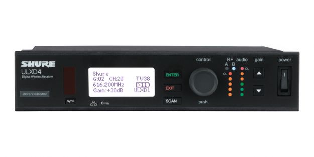 Hlavní obrázek Samostatné přijímače k bezdrátovým systémům SHURE ULXD4E-H51 (534-598 MHz)