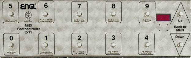 Hlavní obrázek Footswitche a přepínače ENGL Z15 MIDI Foot Controller
