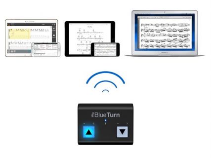 Hlavní obrázek Footswitche a přepínače IK MULTIMEDIA iRig BlueTurn