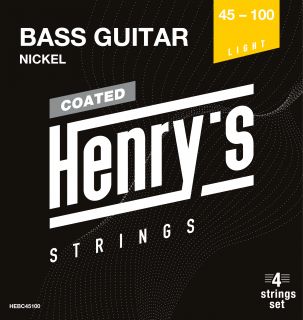 Hlavní obrázek Tvrdost .045 HENRY`S STRINGS HEBC45100 Coated Bass Nickel - 045“ - 100”