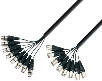 Hlavní obrázek Multipárové kabely ADAM HALL 3 Star Series - K3L8 MF0300