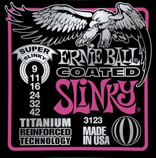 Hlavní obrázek Tvrdost .009 ERNIE BALL P03123 Coated Titanium RPS Super Slinky - .009 - .042