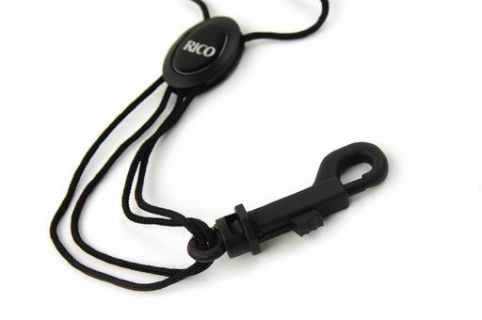 Hlavní obrázek Popruhy a řemeny RICO SJA13 Fabric Sax Strap with Plastic Snap Hook - Black