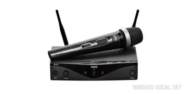 Hlavní obrázek S ručním mikrofonem AKG WMS 420 Vocal/U1 (606.100-613.700 MHz)