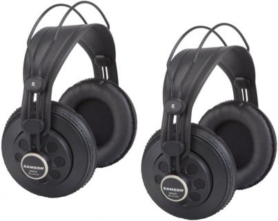Hlavní obrázek Velká náhlavní sluchátka SAMSON SR850 2 Pack