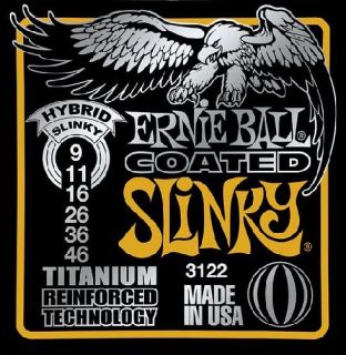 Hlavní obrázek Tvrdost .009 ERNIE BALL P03122 Coated Titanium RPS Hybrid Slinky - .009 - .046