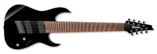 Hlavní obrázek 8strunné a další IBANEZ RGMS8 Black