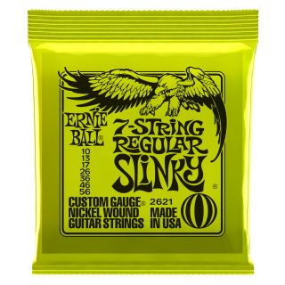 Hlavní obrázek Pro 7-8strunné kytary ERNIE BALL P02621 7-String Regular Slinky 10-56