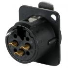 Galerijní obrázek č.1 3 PIN XLR F NEUTRIK NC3FD-L-B-1