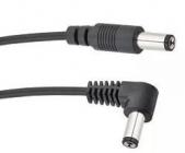 VOODOOLAB PPBAR-RS24 2.1mm Right Angle / Straight Barrel Cable - napájecí kabel 24"