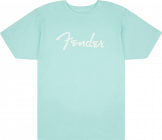 FENDER Spaghetti Logo T-Shirt, Daphne Blue, S