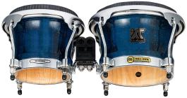 Galerijní obrázek č.2 Bonga MEINL WKT400BW Artist Bongo William Kachiro Thompson 7” & 8 1/2” REMO Black Calfskin Skyndeep - Blue Wave