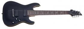 SCHECTER Demon 7, Rosewood Fingerboard - Black Satin