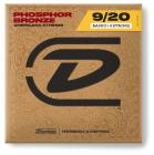 DUNLOP Phosphor Bronze Loop End Banjo Strings 09-20 / 5-String