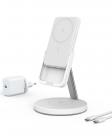 ANKER PowerWave Mag-Go 2-in-1 Stand 5K, White