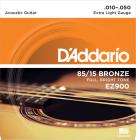 D'ADDARIO EZ900 80/15 Bronze Extra Light - .010 - .050