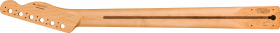 Galerijní obrázek č.1 Náhradní díly FENDER Player Series Telecaster Reverse Headstock Neck, 22 Medium Jumbo Frets, Maple, 9.5”, Modern ”C”