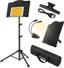 DONNER DMS-1 Music Stand With Light - Black