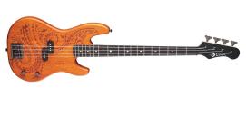 LUNA GUITARS Tattoo Electric Bass LC