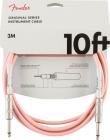 FENDER Original Series Instrument Cable 10 Shell Pink