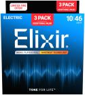ELIXIR 16567 Nanoweb Light (10-46 ) 3-pack