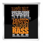 ERNIE BALL 2843 Stainless Steel Bass Hybrid Slinky - .045 - .105