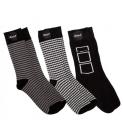 MARSHALL ponožky 3 Pack Monochrome Socks 7-12