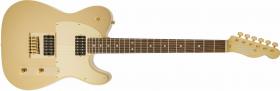 FENDER SQUIER J5 Telecaster Frost Gold Laurel