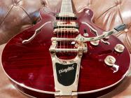 Galerijní obrázek č.1 Semiakustické a jazzové JOLANA Tornado II B AMGD Cherry Red Stain Gloss